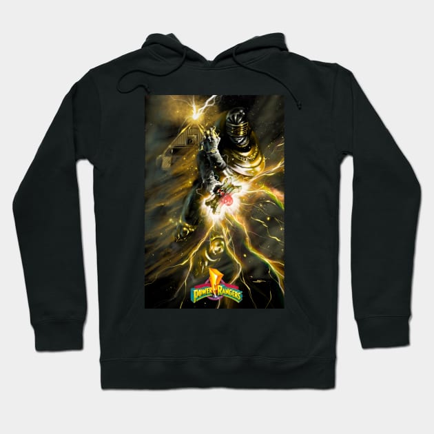 Gold Ranger trey of triforia By Anthony Darr Hoodie by Anthony Darr